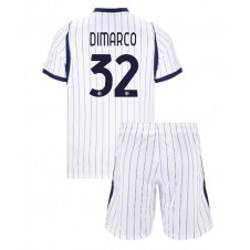 Inter Milan Federico Dimarco #32 Bortedraktsett Barn 2026-27 Kortermet (+ korte bukser)